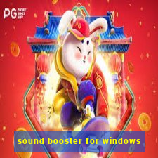 sound booster for windows